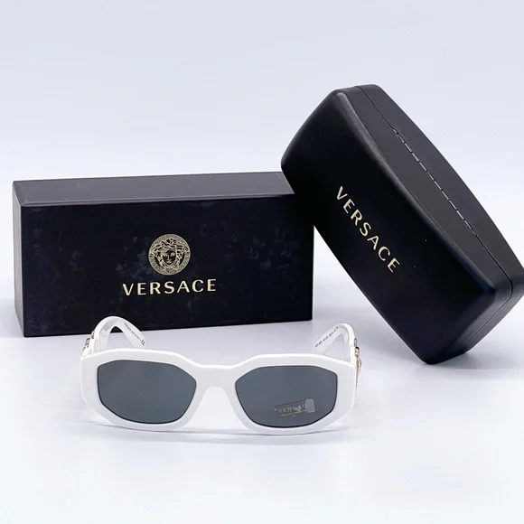 NEW VERSACE VE4361 WHITE MEDUSA VE4361 401/87 SUNGLASSES MOD  display picture 2